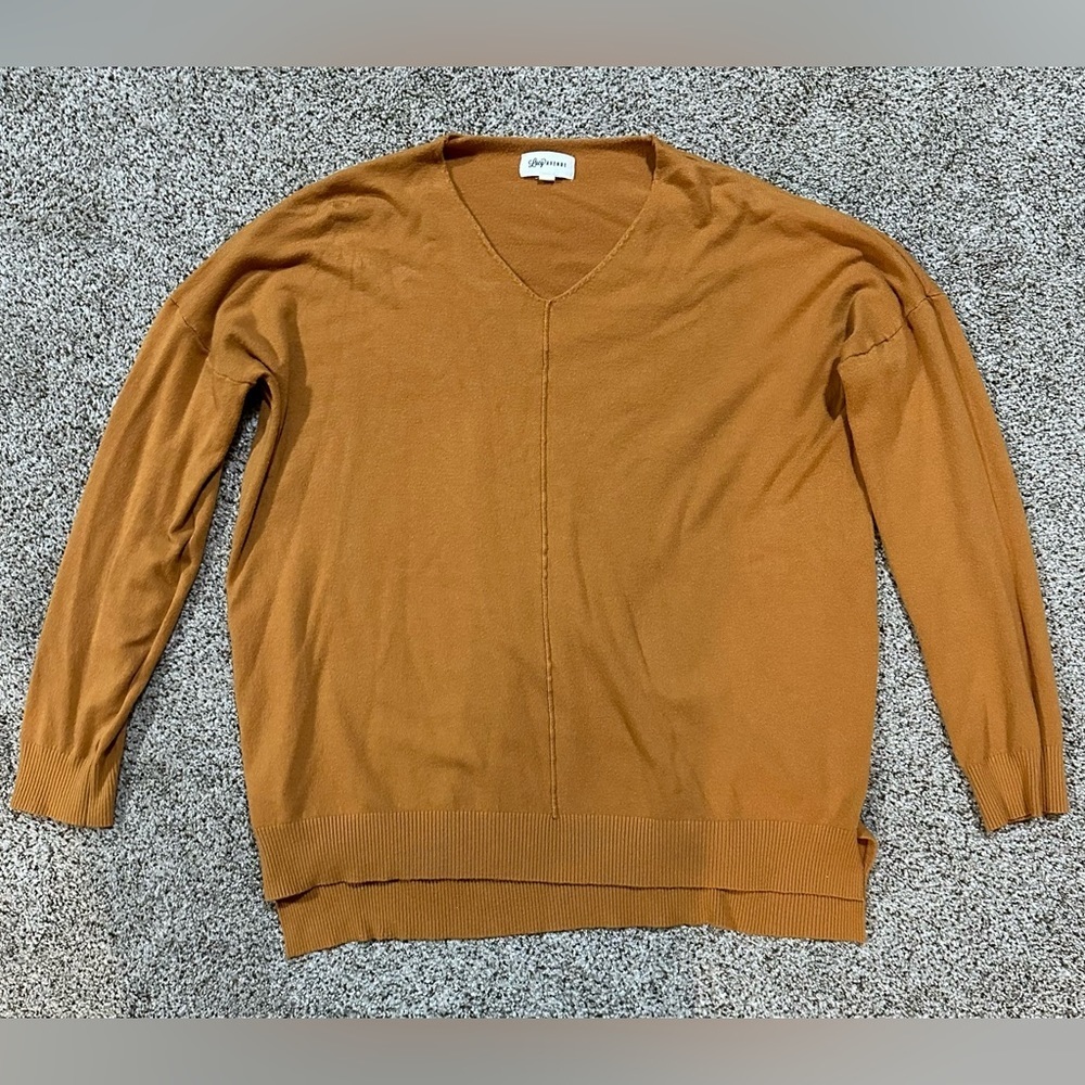 Lucy Avenue long sleeve v-neck sweater